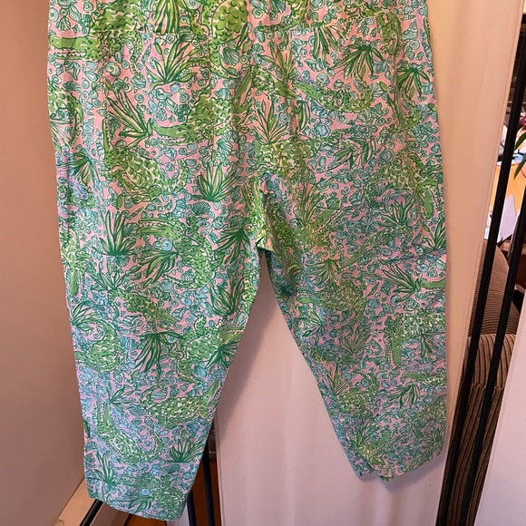 Vintage Lilly Pulitzer alligator capri pants 8P🐊 - Picture 5 of 9